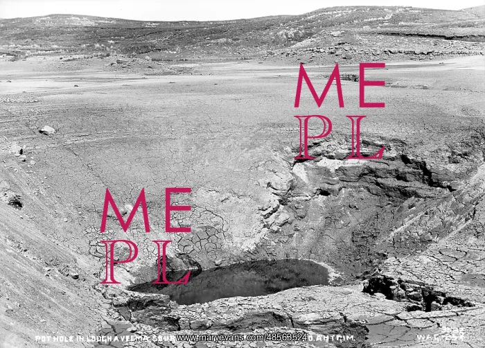 : Pot Hole in Lough a Veema, Source of Underground River, Co : Pot Hole in Lough a Veema, Source of Underground River, Co