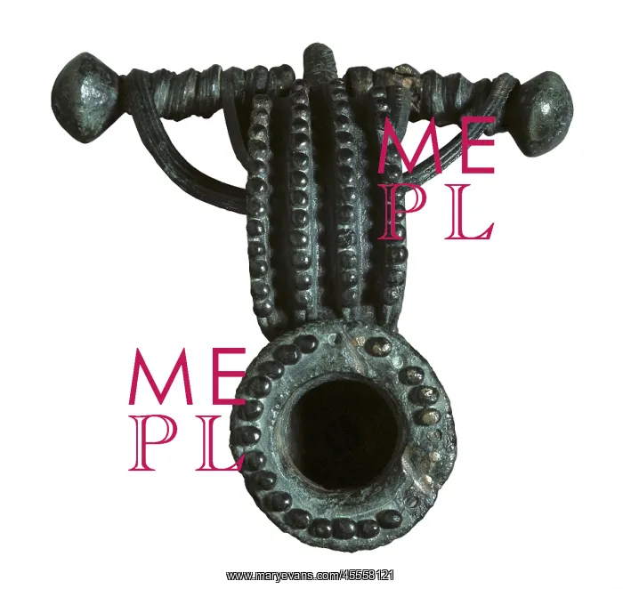 : Pot-shaped fibula of the Second Iron Age (6th-3rd : Pot-shaped fibula of the Second Iron Age (6th-3rd
