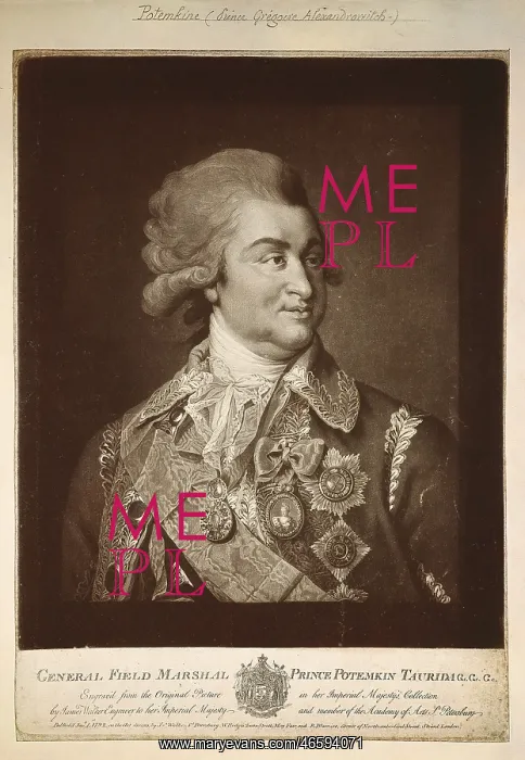 : Potemkin, Grigory Aleksandrovich, Prince Tavrichesky : Potemkin, Grigory Aleksandrovich, Prince Tavrichesky