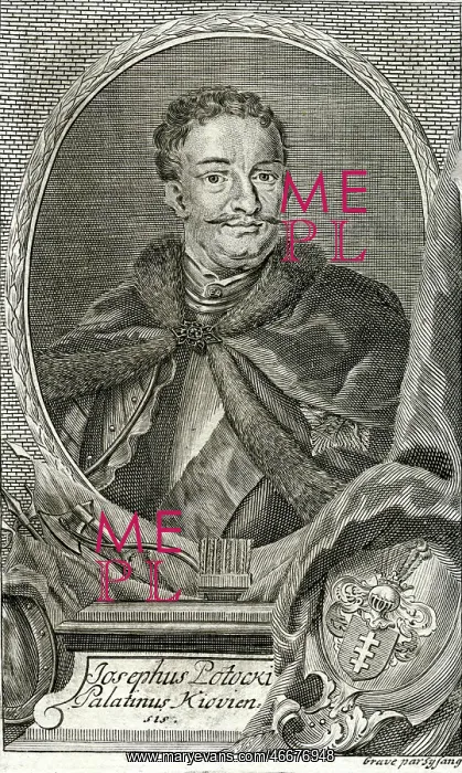: Potocki, Josephus, 1673 - 17.5.1751, Polish commander : Potocki, Josephus, 1673 - 17.5.1751, Polish commander