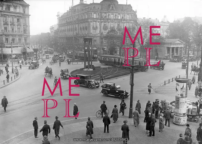 : Potsdamer Platz in Berlin, around 1925 : Potsdamer Platz in Berlin, around 1925