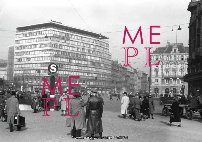 : The Potsdamer Platz in Berlin, 1943 : The Potsdamer Platz in Berlin, 1943
