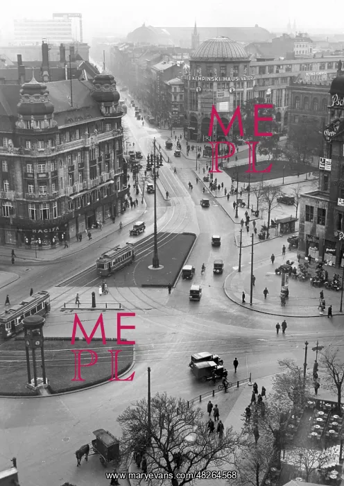 : Potsdamer Platz and Stresemannstrasse in Berlin, 1931 : Potsdamer Platz and Stresemannstrasse in Berlin, 1931
