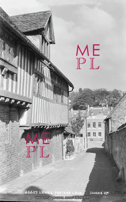 : Potters Lane, Lewes : Potters Lane, Lewes