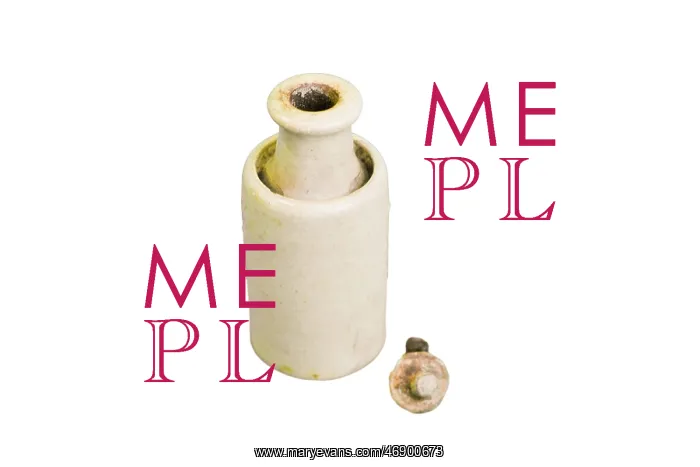 : Pottery ink bottle : Pottery ink bottle