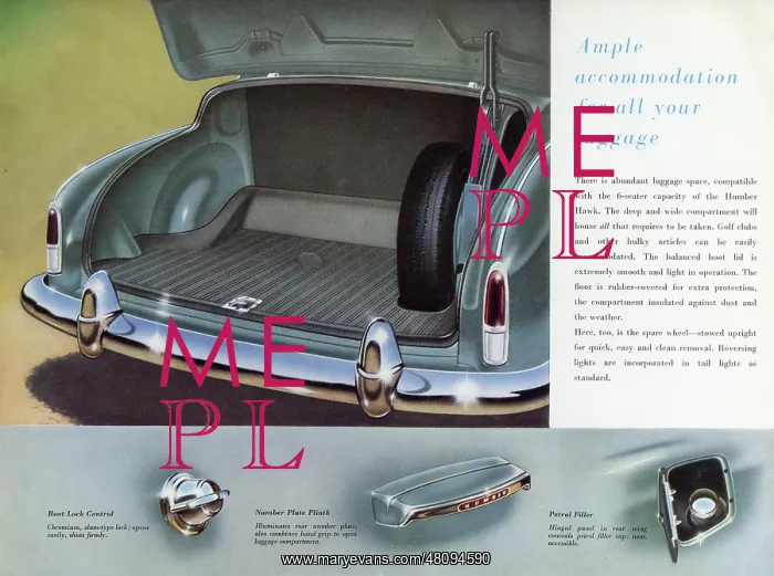  : Power Plus Humber Hawk (Mk VIA) car brochure