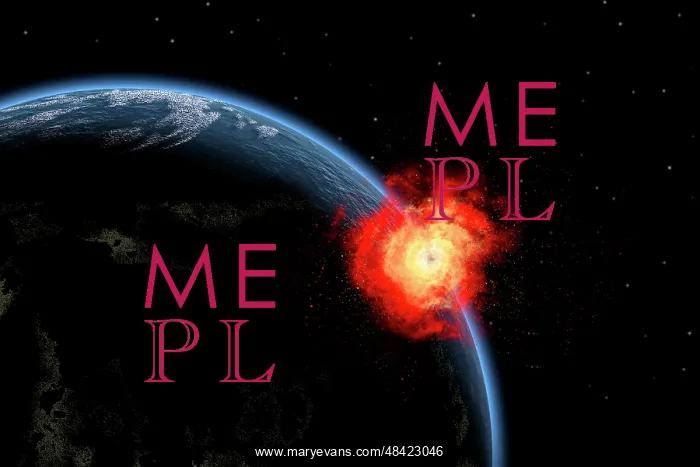: A powerful explosion on Earth's surface from a colliding ? : A powerful explosion on Earth's surface from a colliding ?