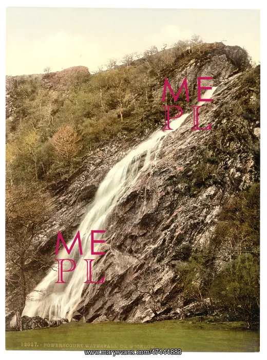 : Powerscourt Waterfall. County Wicklow, Ireland : Powerscourt Waterfall. County Wicklow, Ireland