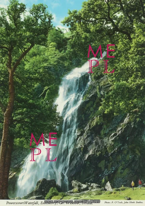 : Powerscourt Waterfall, Enniskerry, County Wicklow, Ireland : Powerscourt Waterfall, Enniskerry, County Wicklow, Ireland