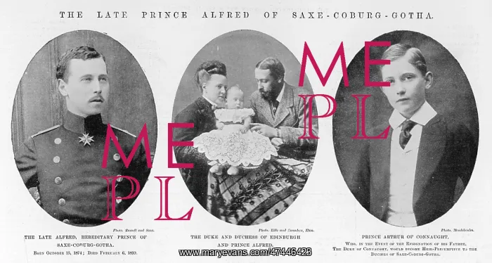 : PR. ALFRED OF EDINBURGH : PR. ALFRED OF EDINBURGH