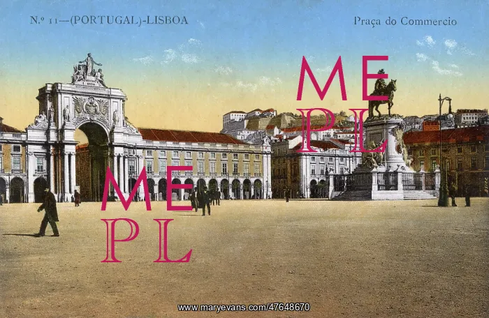 : Praca do Comercio, Lisbon, Portugal : Praca do Comercio, Lisbon, Portugal