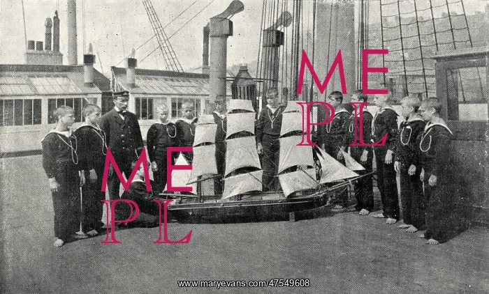 : Practical Seamanship, Training Ship Wellesley, North Shields : Practical Seamanship, Training Ship Wellesley, North Shields
