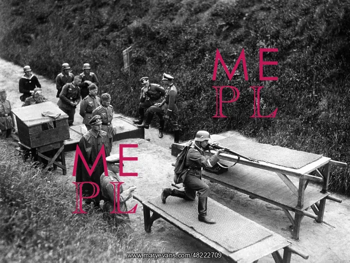 : Practice at the shooting range, 1938 : Practice at the shooting range, 1938