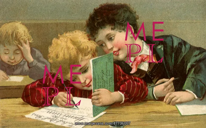 : Practicing Penmanship : Practicing Penmanship