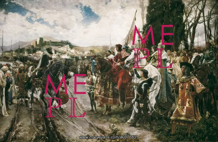 : PRADILLA ORTIZ, Francisco (1841-1921). The Surrender : PRADILLA ORTIZ, Francisco (1841-1921). The Surrender