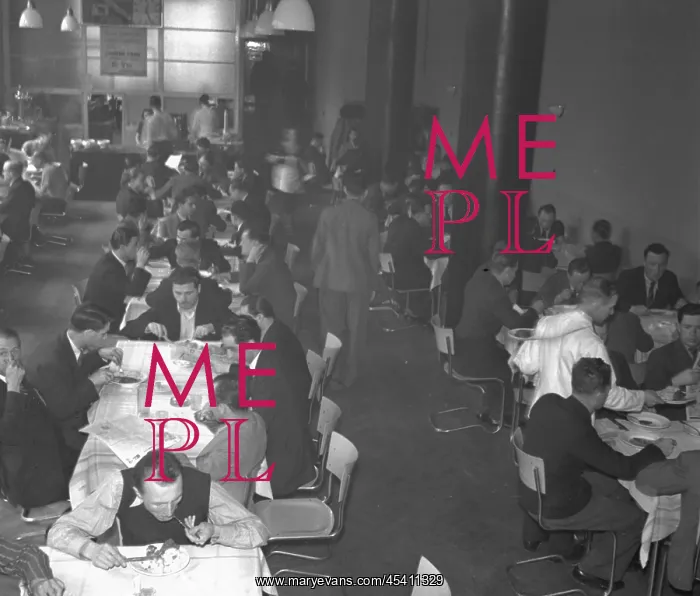 : Prague 1938, student Cafeteria in Dejvice : Prague 1938, student Cafeteria in Dejvice