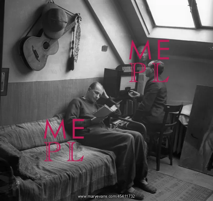 : Prague 1938, students hang out in dorms : Prague 1938, students hang out in dorms