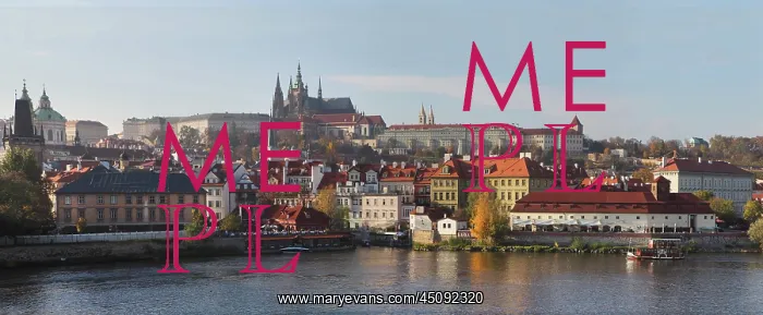 : Prague Castle and St Vitus Cathedral, Prague, Czech Republic : Prague Castle and St Vitus Cathedral, Prague, Czech Republic
