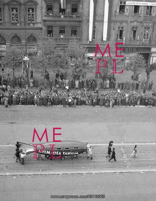 : Prague - Czechoslovakia, 1951. May Day parade : Prague - Czechoslovakia, 1951. May Day parade