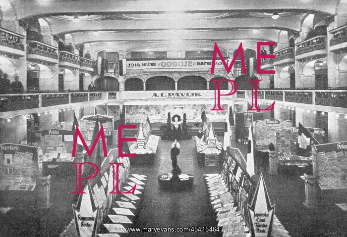  : Prague, Lucerna Concert Hall 1922, press exposition