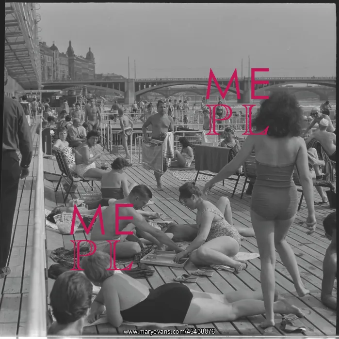 : Prague, Vltava River, Slovansky Island, swimming pool : Prague, Vltava River, Slovansky Island, swimming pool