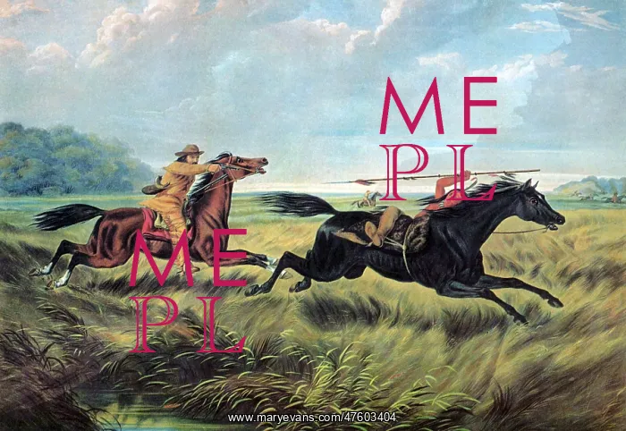 : Prairie Battle, 19th Century : Prairie Battle, 19th Century
