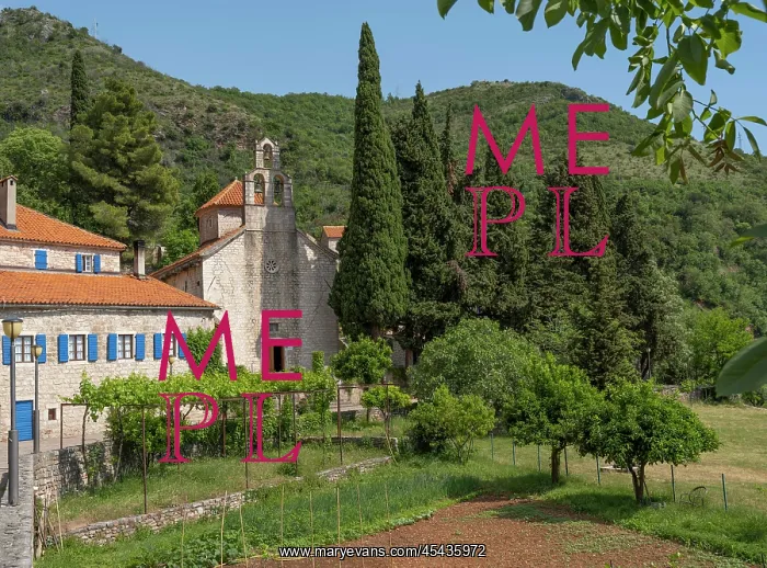 : Praskvica Monastery, Celobrdo, Budva, Montenegro : Praskvica Monastery, Celobrdo, Budva, Montenegro