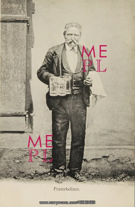 : Prater waiter. About 1900. Photograph : Prater waiter. About 1900. Photograph