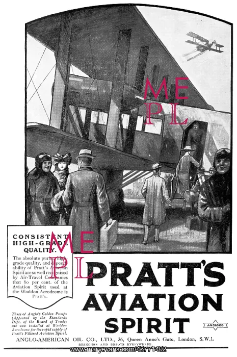 : Pratts Aviation Spirit : Pratts Aviation Spirit