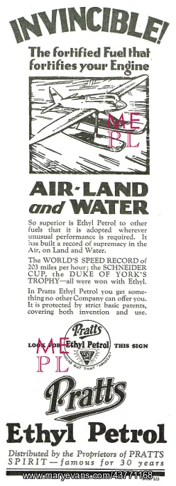 : Pratts Aviation Spirit - The Fuel That : Pratts Aviation Spirit - The Fuel That