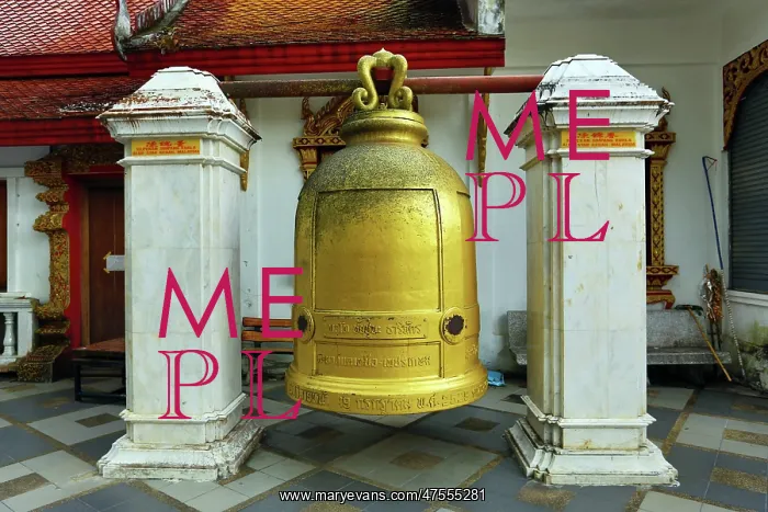 : Prayer Bell, Wat Prathat Doi Suthep temple, Chiang Mai : Prayer Bell, Wat Prathat Doi Suthep temple, Chiang Mai