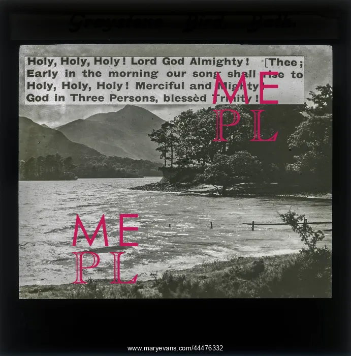 : Prayer Lantern Slide and Lake - By Graystone Bird, Bath : Prayer Lantern Slide and Lake - By Graystone Bird, Bath