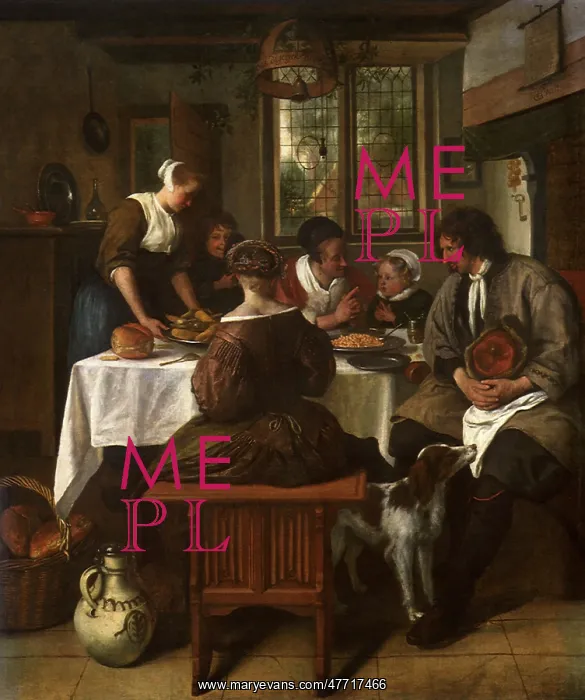  : Prayer Before the Meal, by Jan Steen