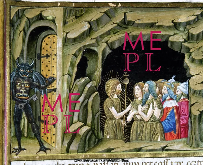 : Prayer of Saint John the Baptist. Codex of Predis (1476). It : Prayer of Saint John the Baptist. Codex of Predis (1476). It