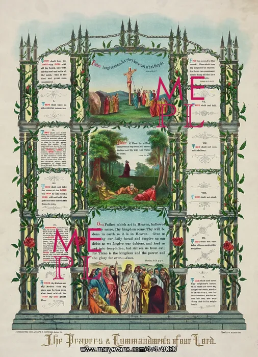 : The Prayers & commandments of our Lord : The Prayers & commandments of our Lord