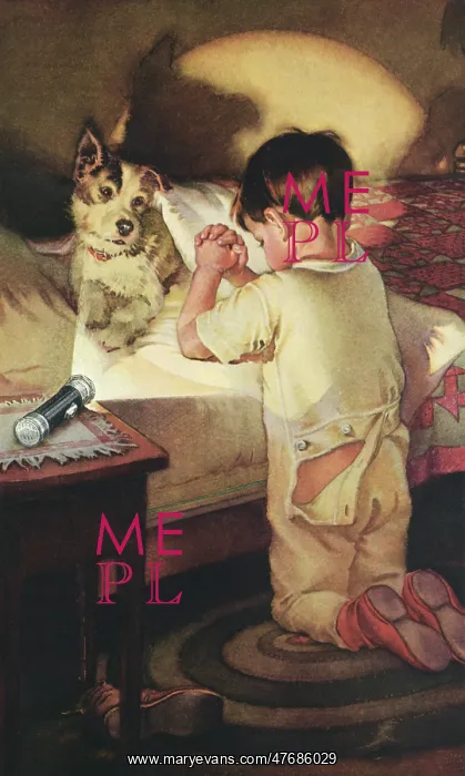  : Praying Boy and Dog