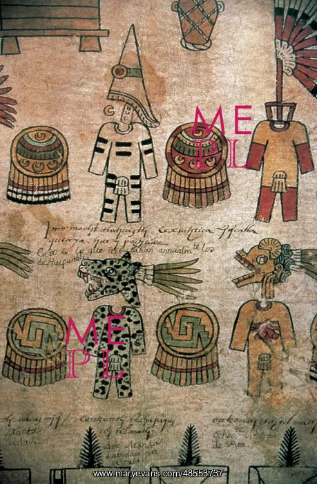 : Pre-Columbian Art. Aztec period. Mexico. Collecting taxes. C : Pre-Columbian Art. Aztec period. Mexico. Collecting taxes. C