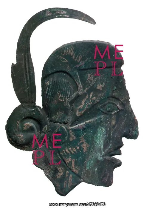 : Pre-Columbian Copper Ornament of a Warrior : Pre-Columbian Copper Ornament of a Warrior