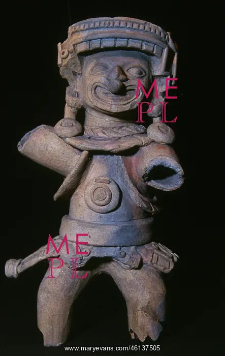 : Pre-Columbian figure in human shape : Pre-Columbian figure in human shape