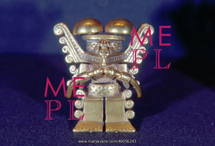 : Pre-Columbian gold object : Pre-Columbian gold object