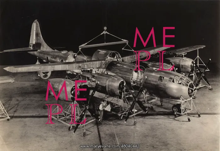 : The pre-completed components of a Boeing B-29 : The pre-completed components of a Boeing B-29