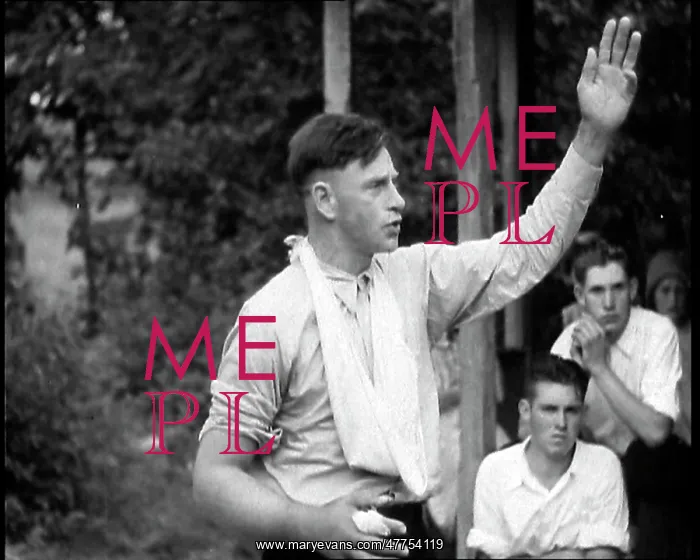 : Preacher, Albert Teaster Delivering a Sermon : Preacher, Albert Teaster Delivering a Sermon