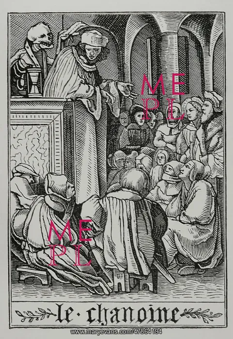 : The preacher is visited by Death. Series The Dance : The preacher is visited by Death. Series The Dance