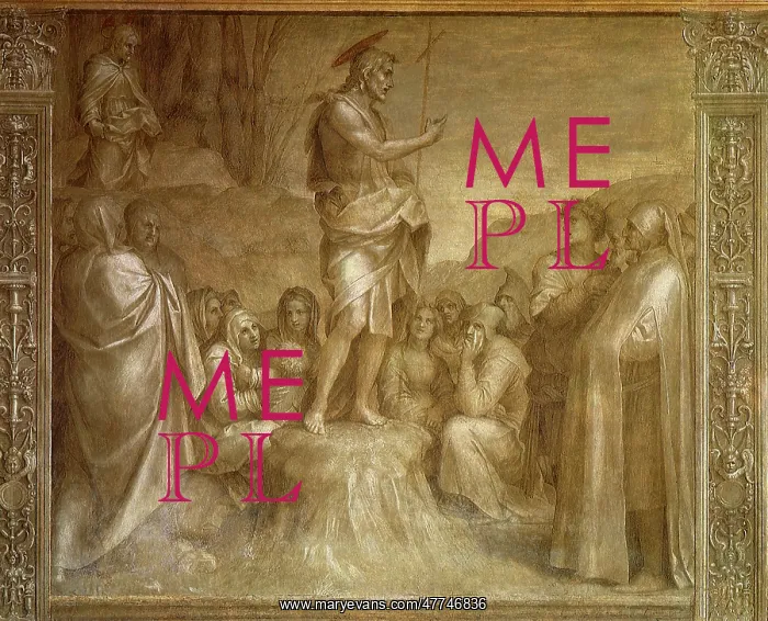 : Preaching of the Baptist, by Andrea del Sarto : Preaching of the Baptist, by Andrea del Sarto