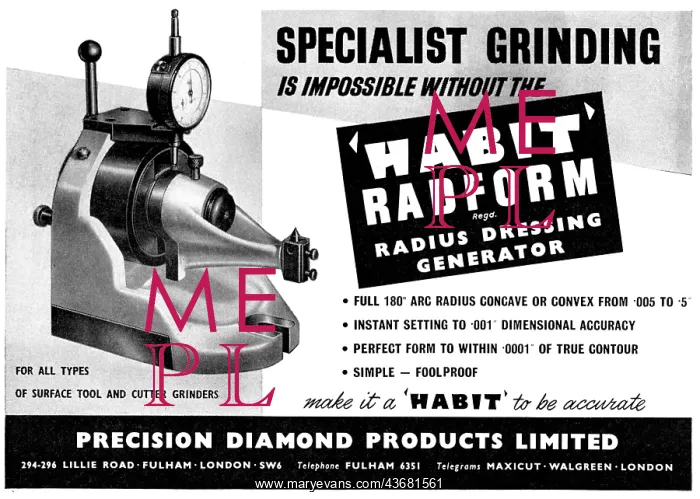 : Precision Diamond : Machine Tools. Radform Radius Generator : Precision Diamond : Machine Tools. Radform Radius Generator