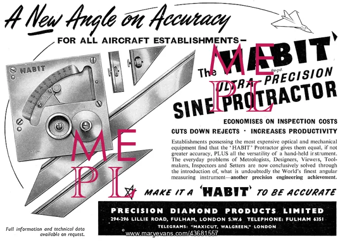 : Precision Diamond Products - HABIT Precision Sine Protractor : Precision Diamond Products - HABIT Precision Sine Protractor