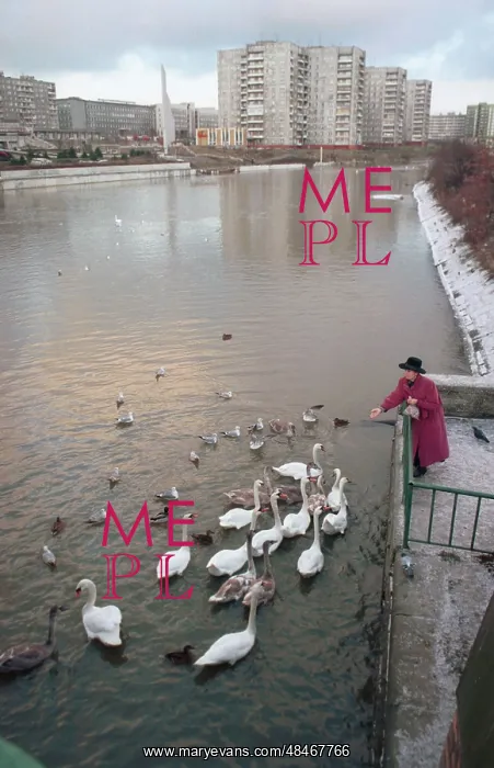 : Pregolya river in spring, 1995 : Pregolya river in spring, 1995