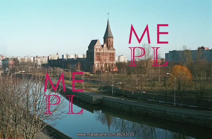 : Pregolya river in spring, 1996 : Pregolya river in spring, 1996