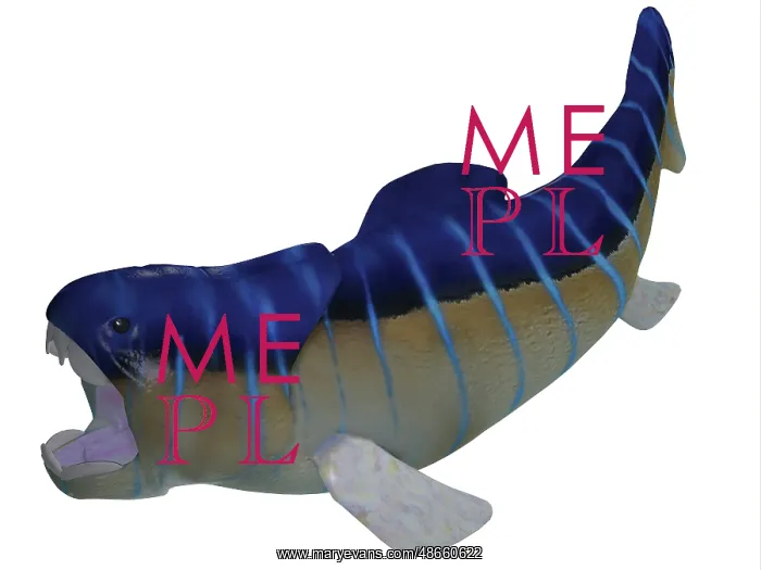 : Prehistoric era Dunkleosteus fish : Prehistoric era Dunkleosteus fish