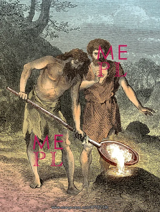 : Prehistoric Man, Bronze Age Smelting : Prehistoric Man, Bronze Age Smelting